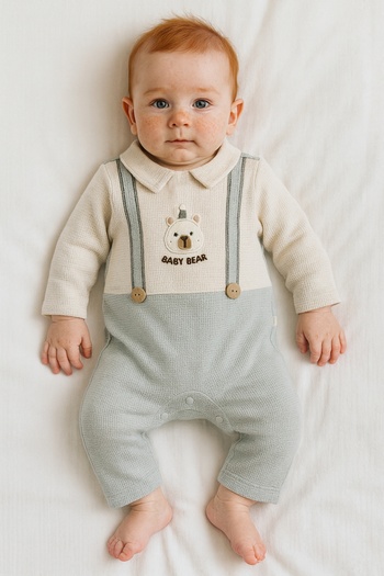 GizaKids 100% Cotton Baby Boy Jumpsuit