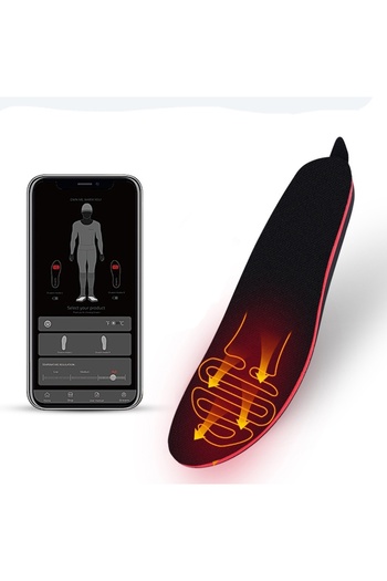 NeoSimply Heated Insoles Neosimply® with Rechargeable Battery and App Control, Unisex, L