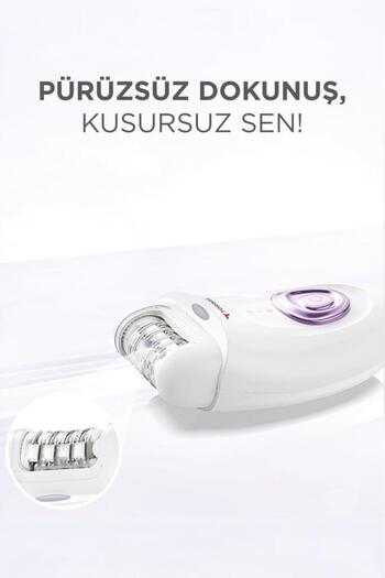 Torima TEP-01 Beyaz 2in1 Şarjlı Tüm Vücut Epilatör