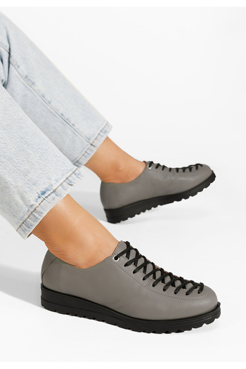 B T Shoes Modeva women's casual shoes in gray