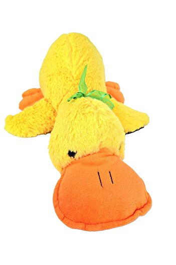 SELAY TOYS Peluş Oyuncak 55cm Yatan Ördek Pelüş Ördek Hediyelik Uyku Arkadaşı Sevimli Ördek