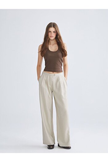 LC Waikiki Xside Halter Neck Ribbed Women's Tank Top