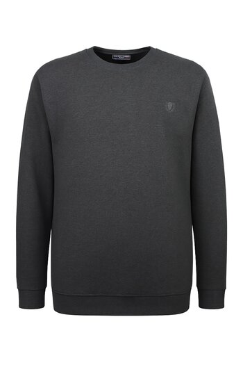 tambattal Large Size Crew Neck Thessaloniki Sweatshirt (Wide Comfortable Fit)