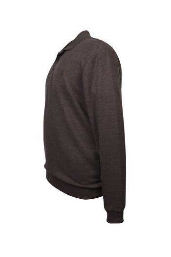 tambattal Large Size Polo Neck Thessaloniki Sweatshirt (Wide Comfortable Fit)