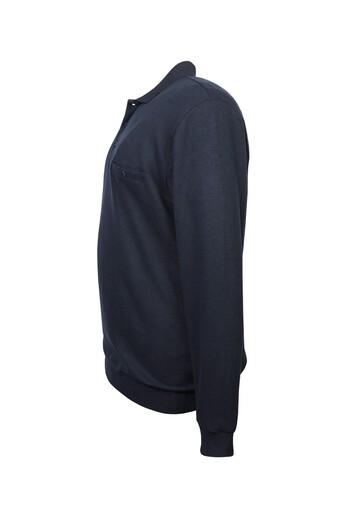 tambattal Large Size Polo Neck Thessaloniki Sweatshirt with Pockets (Wide Comfortable Fit)