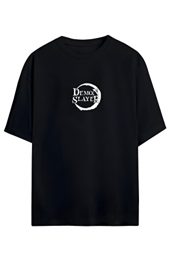 SVART WEAR Demon Slayer Special Design Unisex Oversize Cotton T-Shirt for Fans