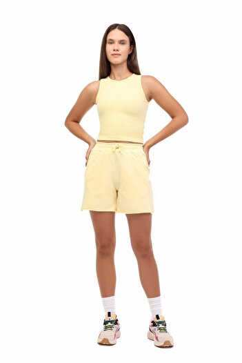 lumberjack WL KINSEY 20SY785 5FX Sarı Kadın Şort