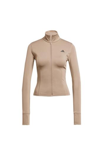 adidas Women's Brown Jacket We Zp Thru Jkt Jw2815
