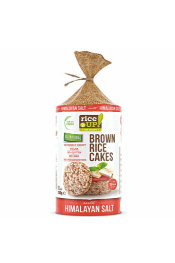 Rice Up Whole Grain Rice Cakes Himalayan Salt 120g x 12 Pcs