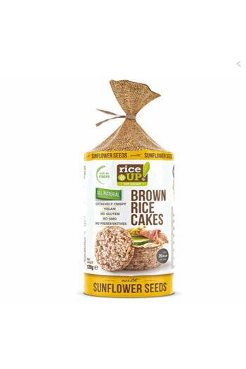 Rice Up Whole Grain Rice Cakes Sunflower Seeds 120g x 12 Pcs