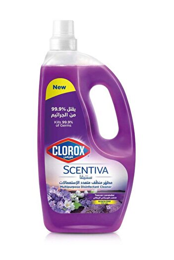Clorox Multi-Purpose Disinfecting Floor Cleaner Tuscan Lavender Scent 1.5L
