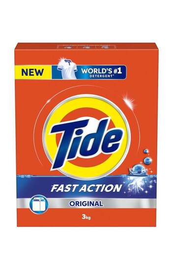Tide Fast Action Laundry Detergent Powder 3kg