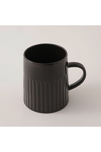Dallaty modern ceramic mug, black