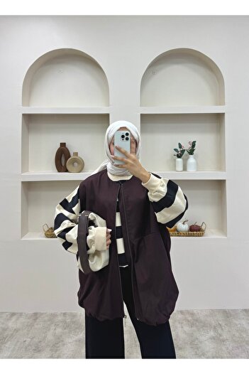 lurex moda Bomber Vest