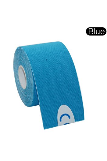 Choice1 Blue Stonego Kinesiology Tape 6 Colors 5cm x 5M Athletic Elastic Cotton Adhesive for Sports Recovery