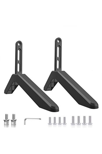 Choice black 1 Set Of Universal TV Stand Base Mount Desktop Stand TV Stand Base Accessories Hanging Stand D