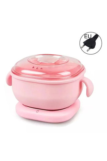 Choice1 pink EU Foldable Wax Heater Hair Removal Wax Machine Portable Silicone Wax Warmer 400ML SPA Body Epi