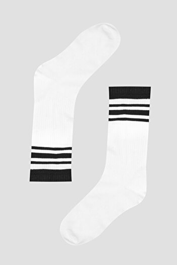 NBB White Circle Bamboo Socks