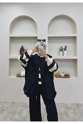 lurex moda Bomber Vest
