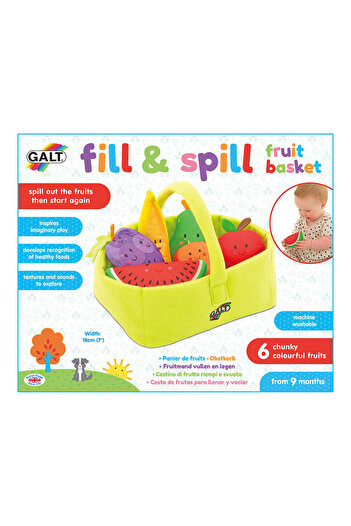 Galt Coșuleț cu fructe pentru bebeluși, model „Umple și dărâmă”, 1005410