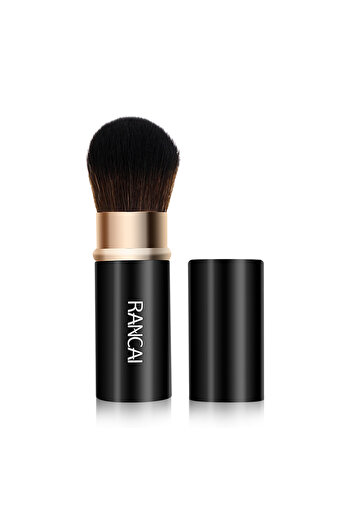 Choice1 Black 1pcs Retractable Makeup Brushes Powder Foundation Blending Blush Face Kabuki Brush Maquiagem M