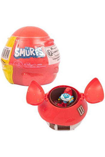 GIOCHI PREZIOSI Figurines and Mushroom House Smurfs - Red