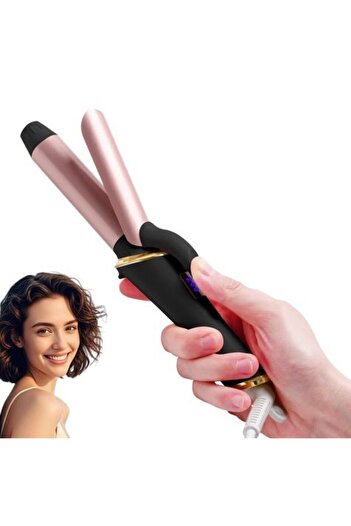 BABYLİSS 32mm Hair Curling Iron – Ultra-Fast Heat, 6 Temp Settings, Ceramic Barrel, Rose Quartz