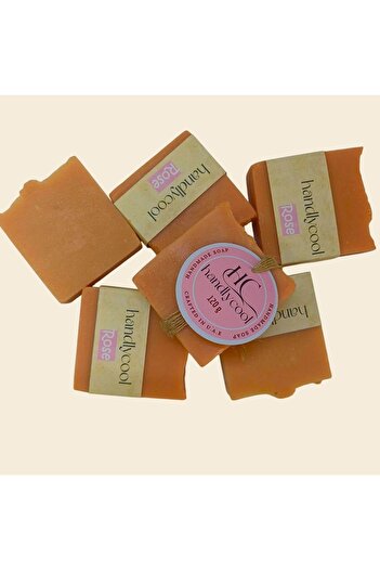 handlycool Red Rose Pure Natural Handmade Soap Crafted in U.A.E