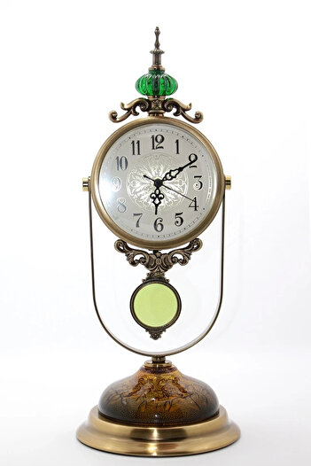 ureticiniz Pendulum Table Top Clock Alk1601