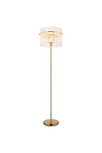 GLOBO Lampadar, structura din metal, tije din sticla transparenta, dulie E27, 60W, 1520 x 380 mm