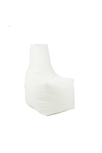 Pufrelax Fotoliu tip Scaun Sunlounger, Material Piele ecologica - Alb