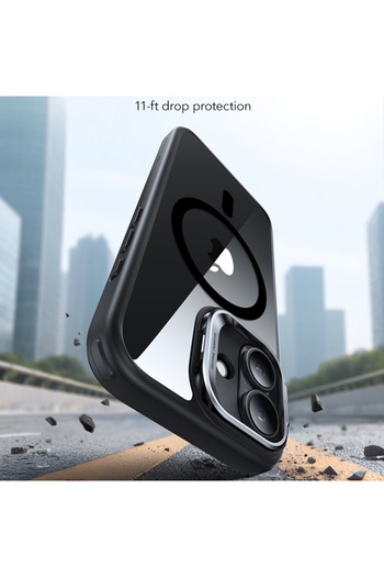 ESR Case for iPhone 17, Classic Hybrid HaloLock Kickstand, Transparent