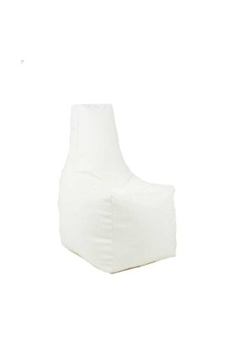 Pufrelax Fotoliu tip Scaun Sunlounger, Material Piele ecologica - Alb