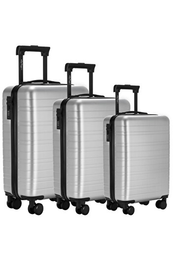 VINNYSEN Luggage Set 3-Piece Hard Shell Suitcase with Wheels TSA Lock Scalable Trolley Luggage Bag 20/24/28"
