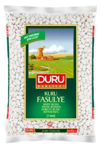 Duru Yerli Kuru Fasulye 7 mm 1 kg