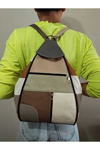 atter Genuine Leather Backpack