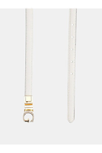 Guess Everlee Women's Black Adjustable Reversible Belt Bw9242P5315-Bla