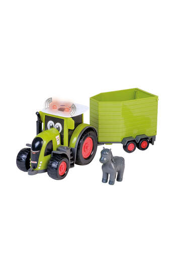 Class Tractor Claas 870 Axion with Animal Trailer
