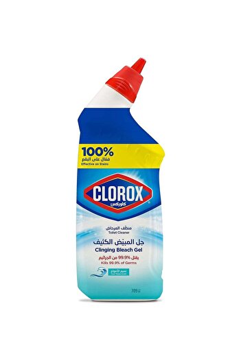 Clorox Toilet Cleaner Clinging Bleach Gel Cool Wave Scent With Bleach 709ml
