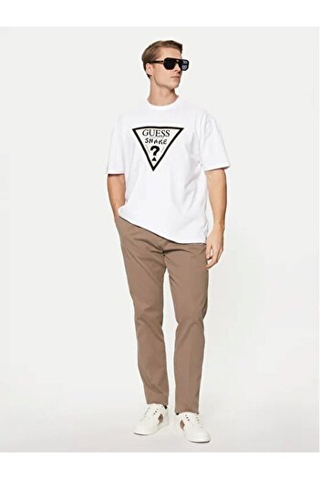 Guess Ανδρικό μπλουζάκι Ss Bsc Snake Oversize Fit