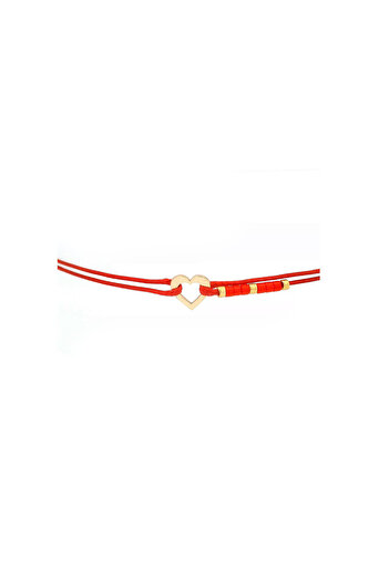 Ermara Jewelry 14K gold cut-out heart bracelet