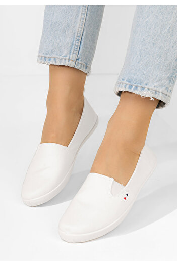 B T Shoes Jeanyne women's white espadrilles