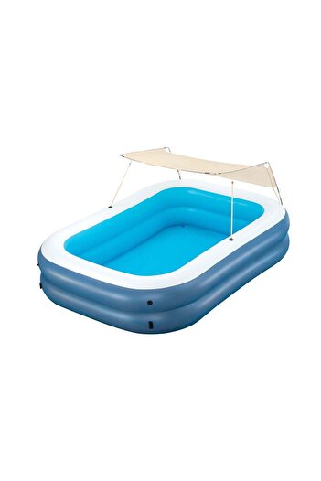 BESTWAY Piscina Gonflabila Family cu Parasolar 254 X 178 X 140 cm