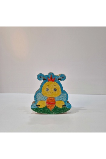 toptanetkinlikboyama Rocking Bee Wooden Painting Set |   Fun and Educational Activity for Children |   Mdf Hobby and Art Product