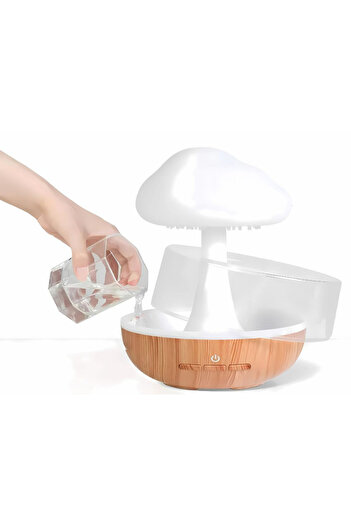 Savonia Aromatherapy Diffuser and Humidifier with Rain Effect and RGB Light