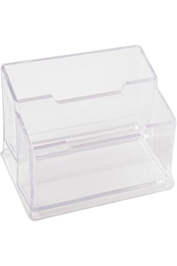 Slasa Acrylic Business Card Holder with Two Tiers by