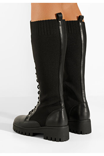 B T Shoes Bocanci inalti dama negri Estella