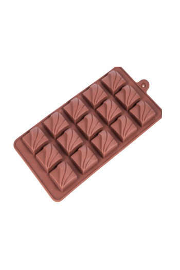 PASTRY PLANET Silicone Chocolate Mold Square Patterned