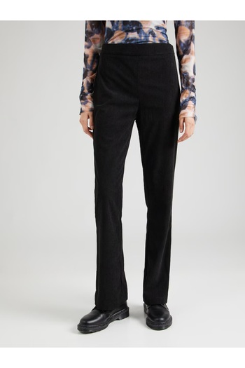 About You Helene black velvet pants