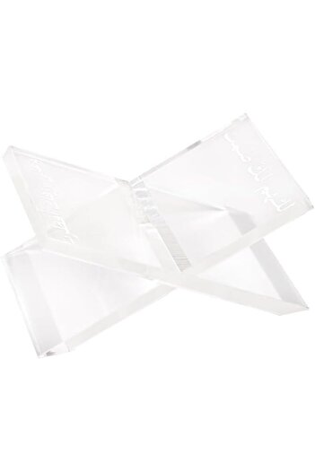 Slasa 4-Piece Acrylic Date Tray Set by - Transparent Glass-like Kitchen Serving Trays